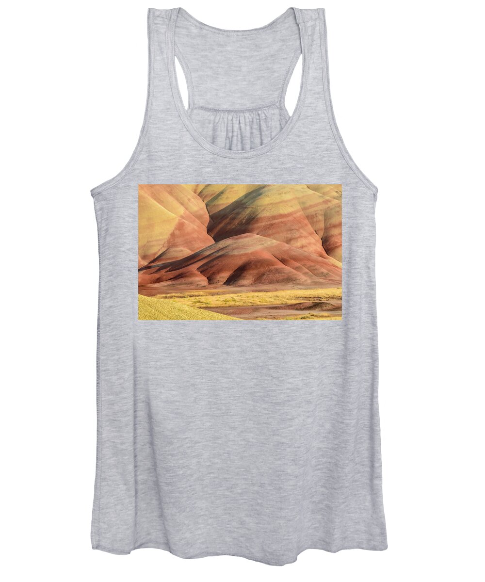 Painted Hills Women's Tank Top featuring the digital art Painted Hills #1 by Michael Lee