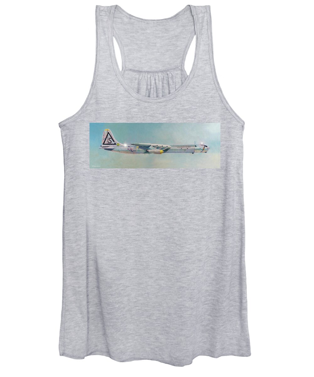 Aviation Women's Tank Top featuring the painting Peacemaker #2 by Douglas Castleman