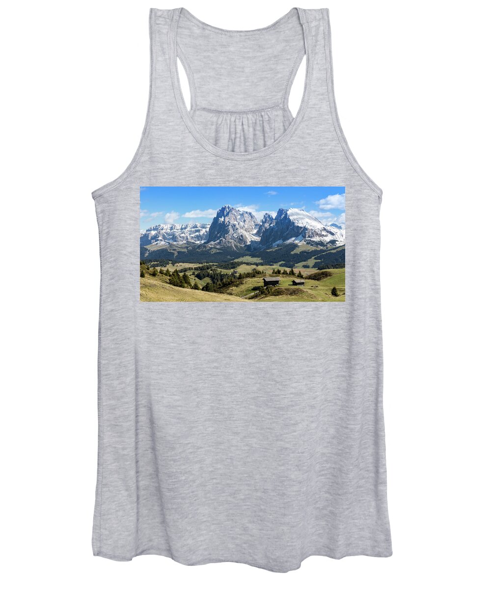 Nature Women's Tank Top featuring the photograph Sasso Lungo And Sasso Piatto #1 by Andreas Levi
