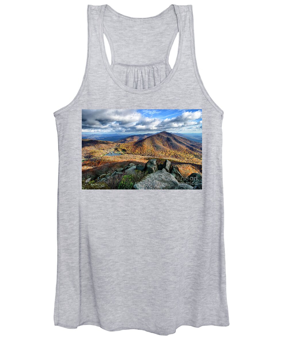 Autumn Women's Tank Top featuring the photograph Sharp Top View #1 by Thomas R Fletcher