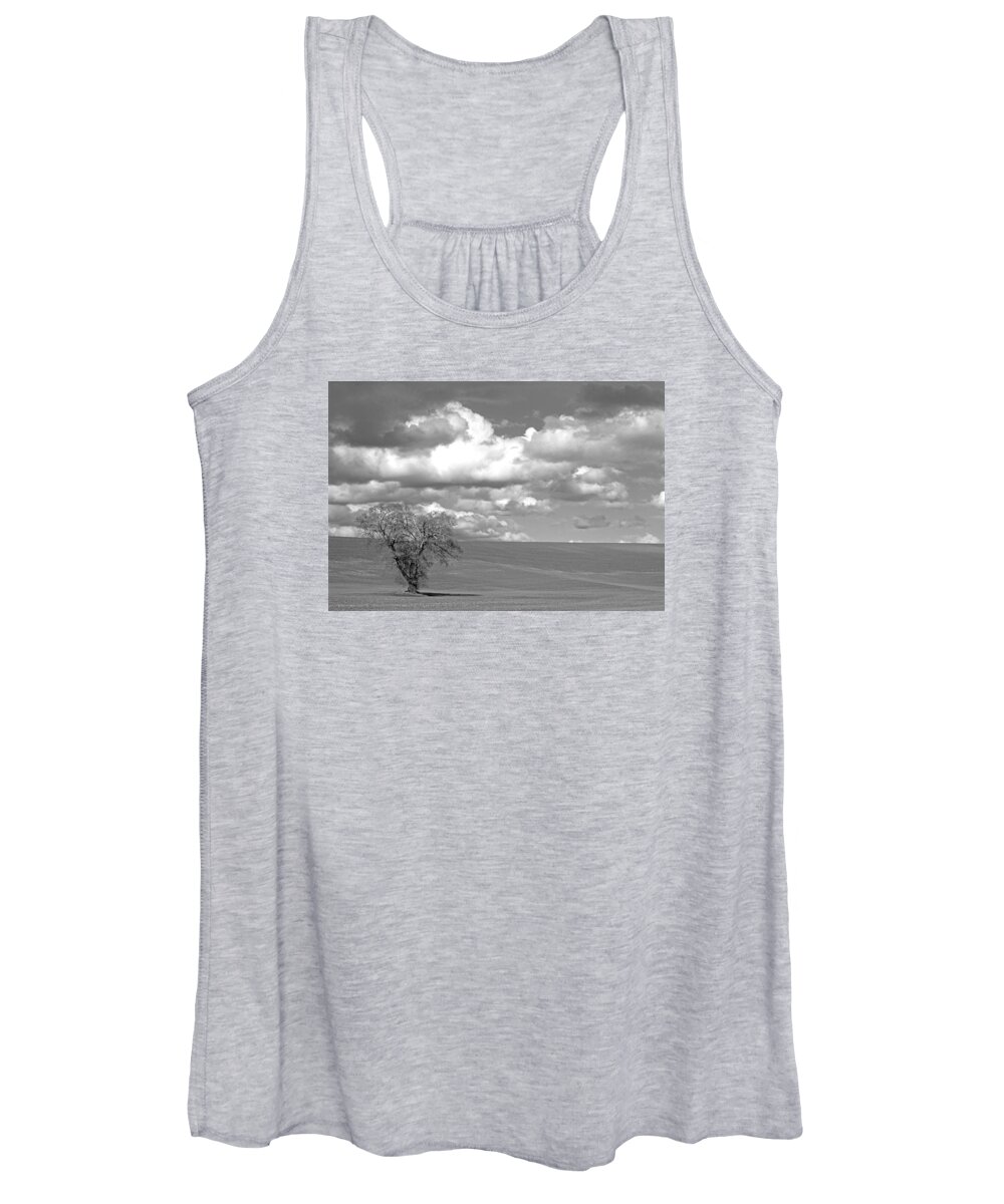 Outdoors Women's Tank Top featuring the photograph Summer Flack Tree #1 by Doug Davidson