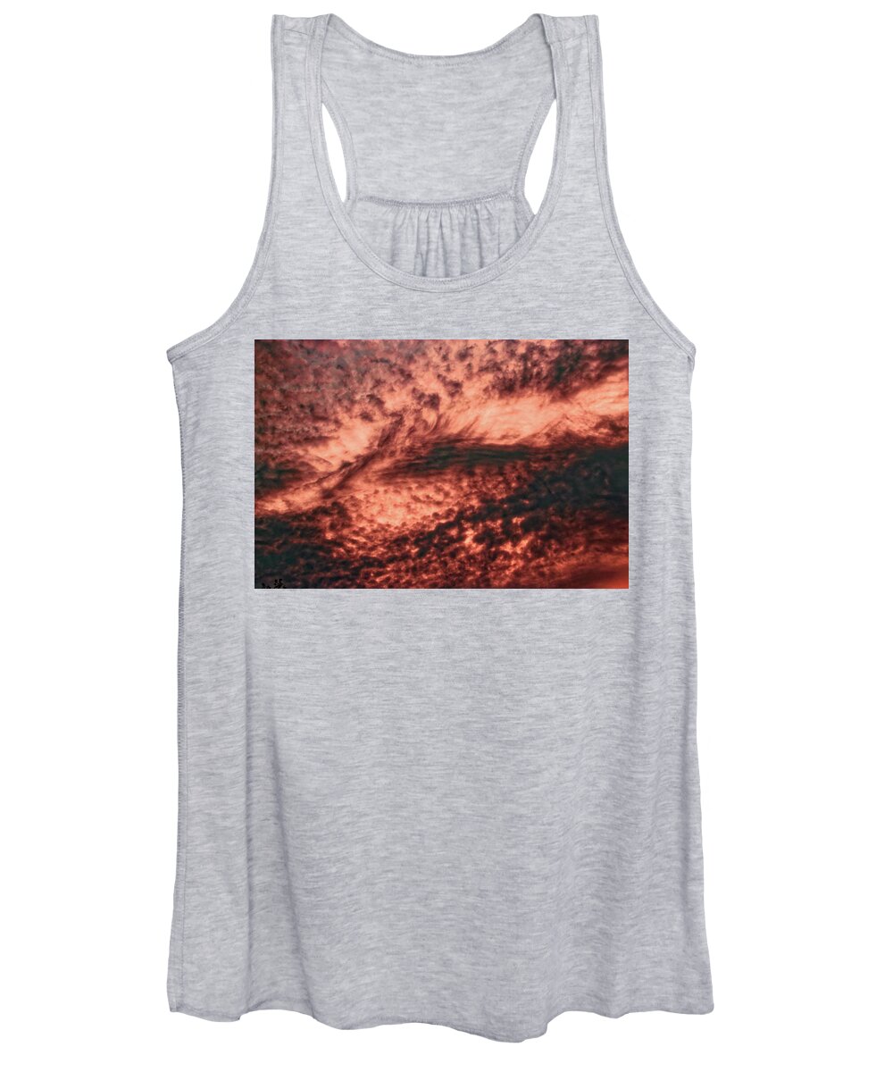 Sunset Women's Tank Top featuring the photograph Dragon Fire by Doolittle Photography and Art