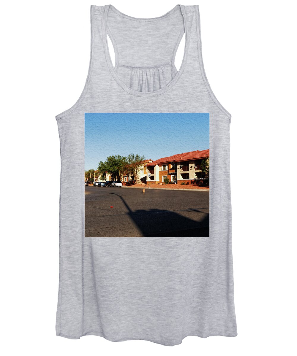  Women's Tank Top featuring the photograph That Dawg by Carl Wilkerson