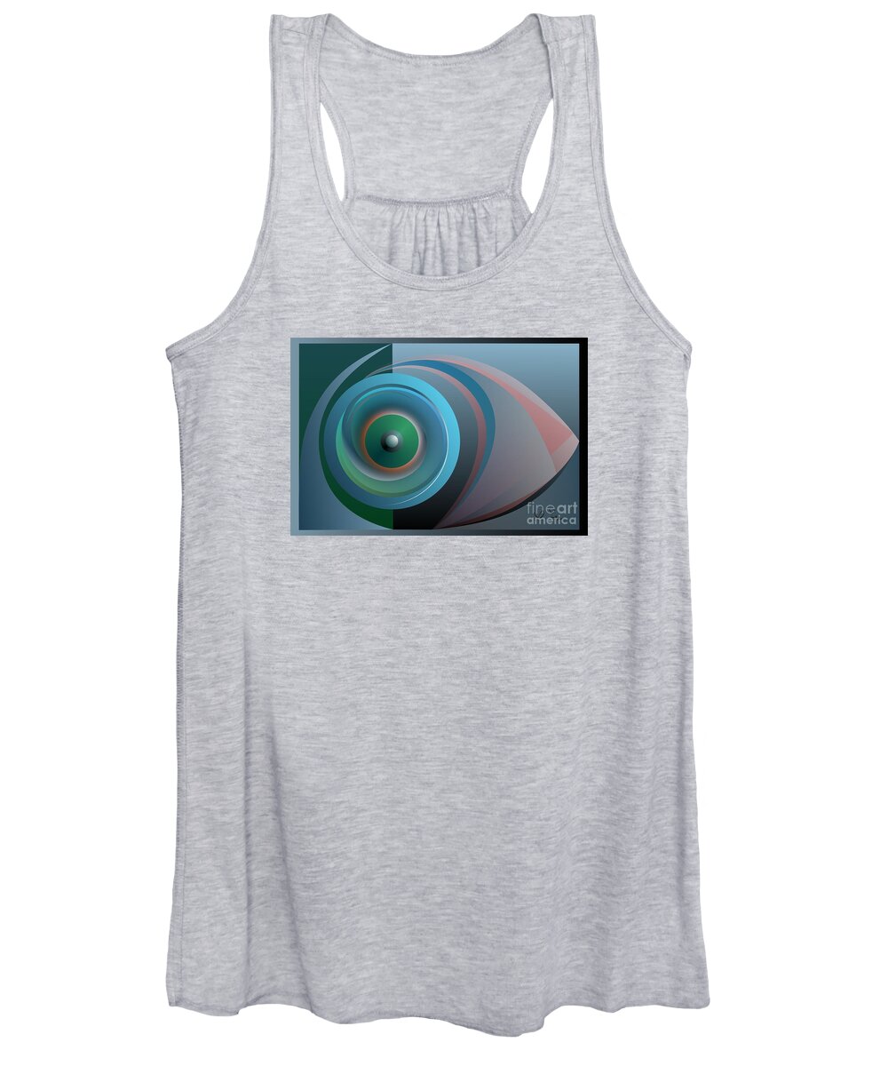 Wysiwyg Women's Tank Top featuring the digital art Wysiwyg #1 by Leo Symon