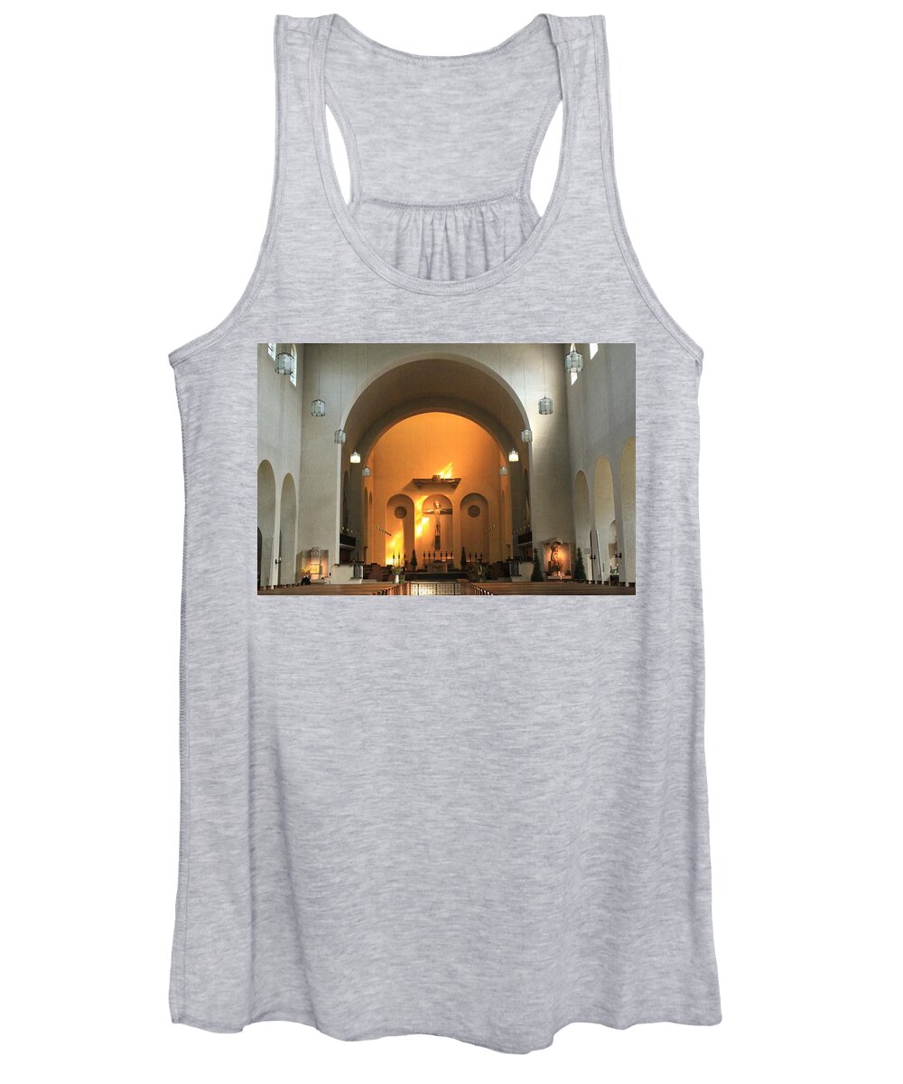 Church Women's Tank Top featuring the photograph Church #10 by Jackie Russo