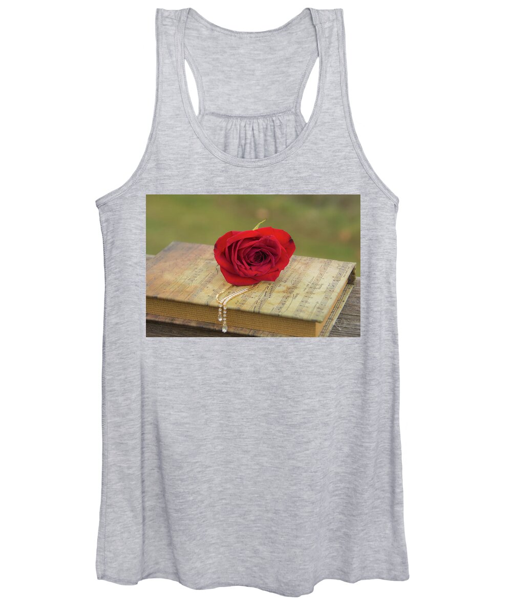 Rose Women's Tank Top featuring the photograph 10754 For You My Love by Pamela Williams