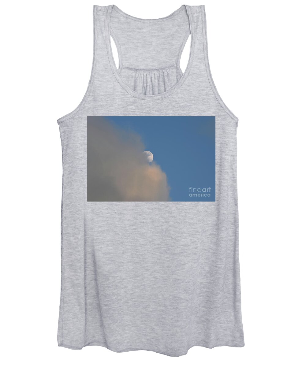 Moon Women's Tank Top featuring the photograph 13- Moon by Joseph Keane
