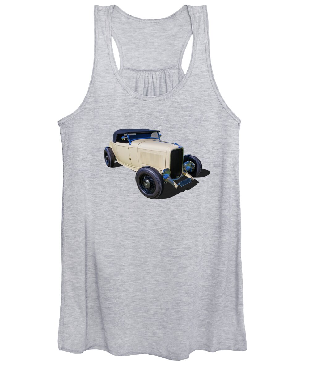 Car Women's Tank Top featuring the photograph 1932 by Keith Hawley
