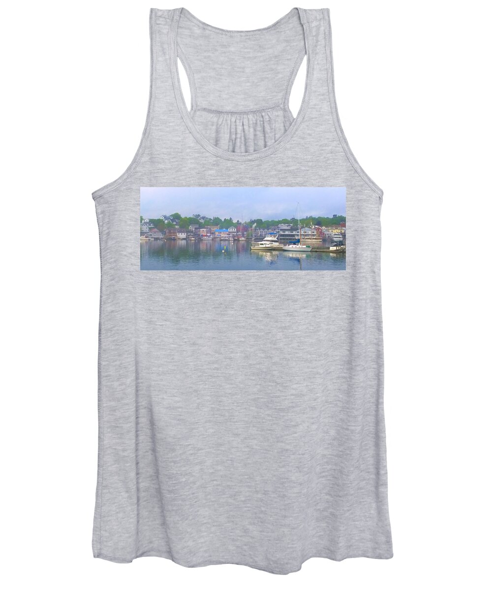 Booth Bay Women's Tank Top featuring the photograph Booth Bay #2 by Lisa Dunn