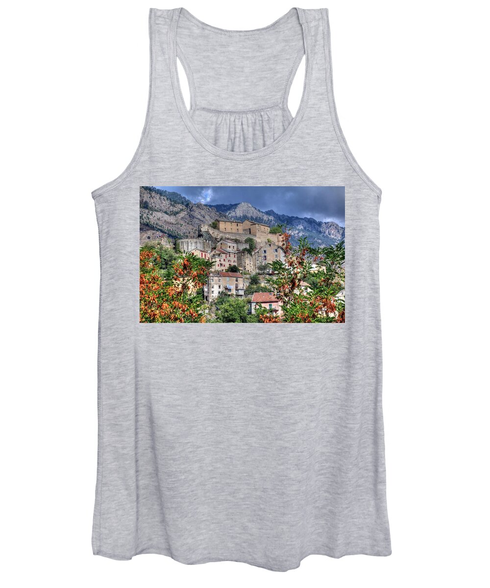 Corsica France Women's Tank Top featuring the photograph Corsica France #2 by Paul James Bannerman