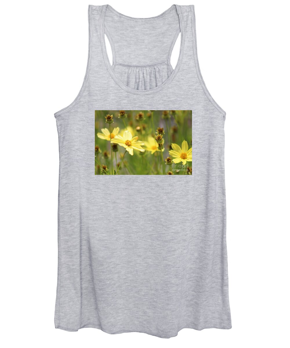 Yellow Women's Tank Top featuring the photograph Nature's Beauty 68 by Deena Withycombe
