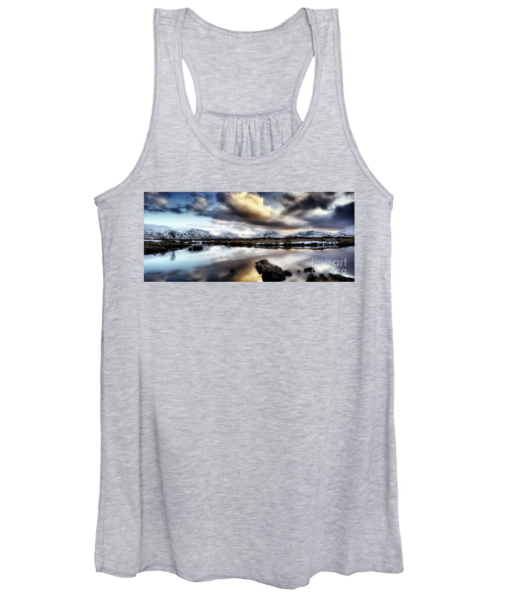 Rannch Moor Women's Tank Top featuring the photograph Rannoch Moor No.4 by Phill Thornton