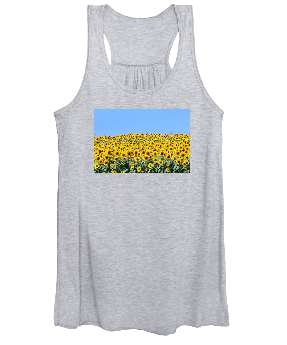 Sunflower Women's Tank Top featuring the photograph Sunflower #2 by Donn Ingemie