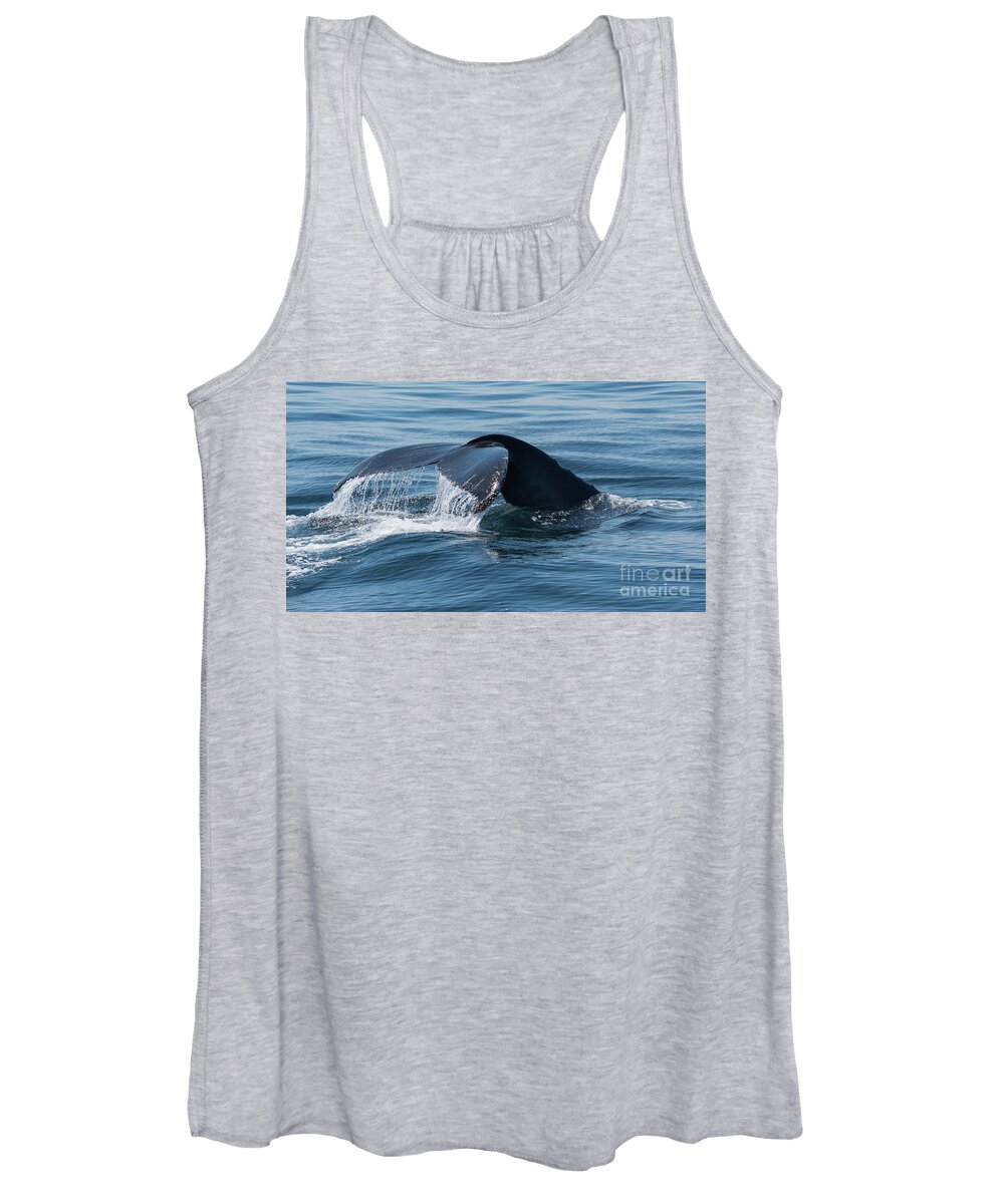 Tail Women's Tank Top featuring the photograph Humpback Whale Tail 1 by Lorraine Cosgrove