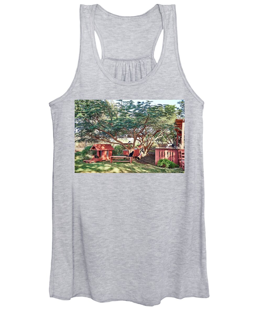 Cat Women's Tank Top featuring the photograph Cat #280 by Jackie Russo