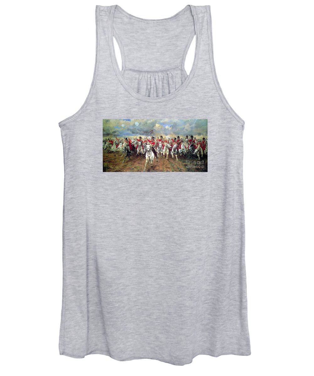 Scotland Forever! Women's Tank Top featuring the painting Scotland Forever #4 by Celestial Images