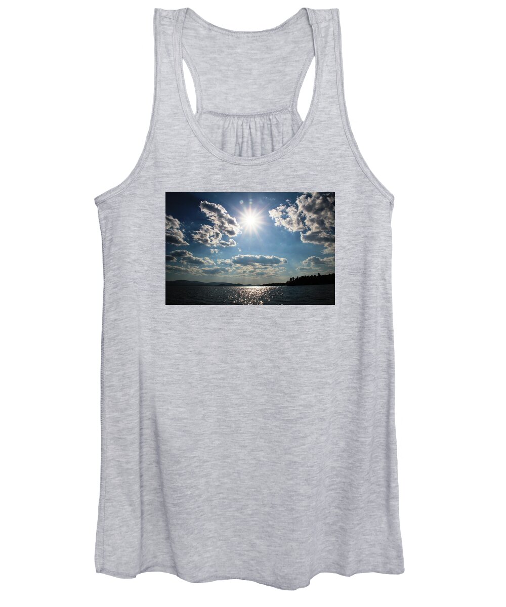 Fog Women's Tank Top featuring the photograph Wolfeboro NH #41 by Donn Ingemie