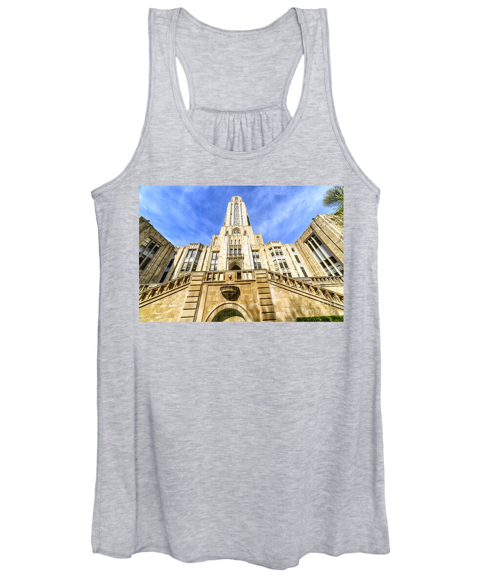 Cathedral Of Learning Women's Tank Top featuring the photograph Cathedral of Learning #7 by Thomas R Fletcher