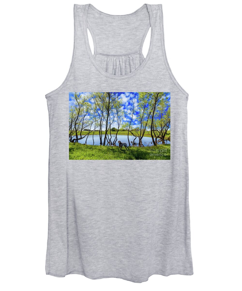 Austin Women's Tank Top featuring the photograph Texas Hill Country by Raul Rodriguez