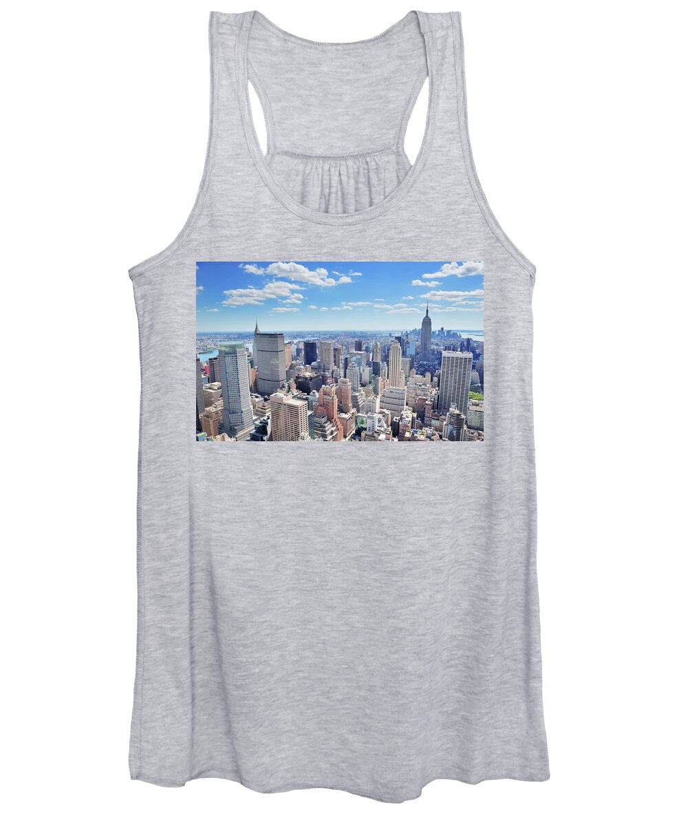 New York Women's Tank Top featuring the digital art New York #6 by Super Lovely