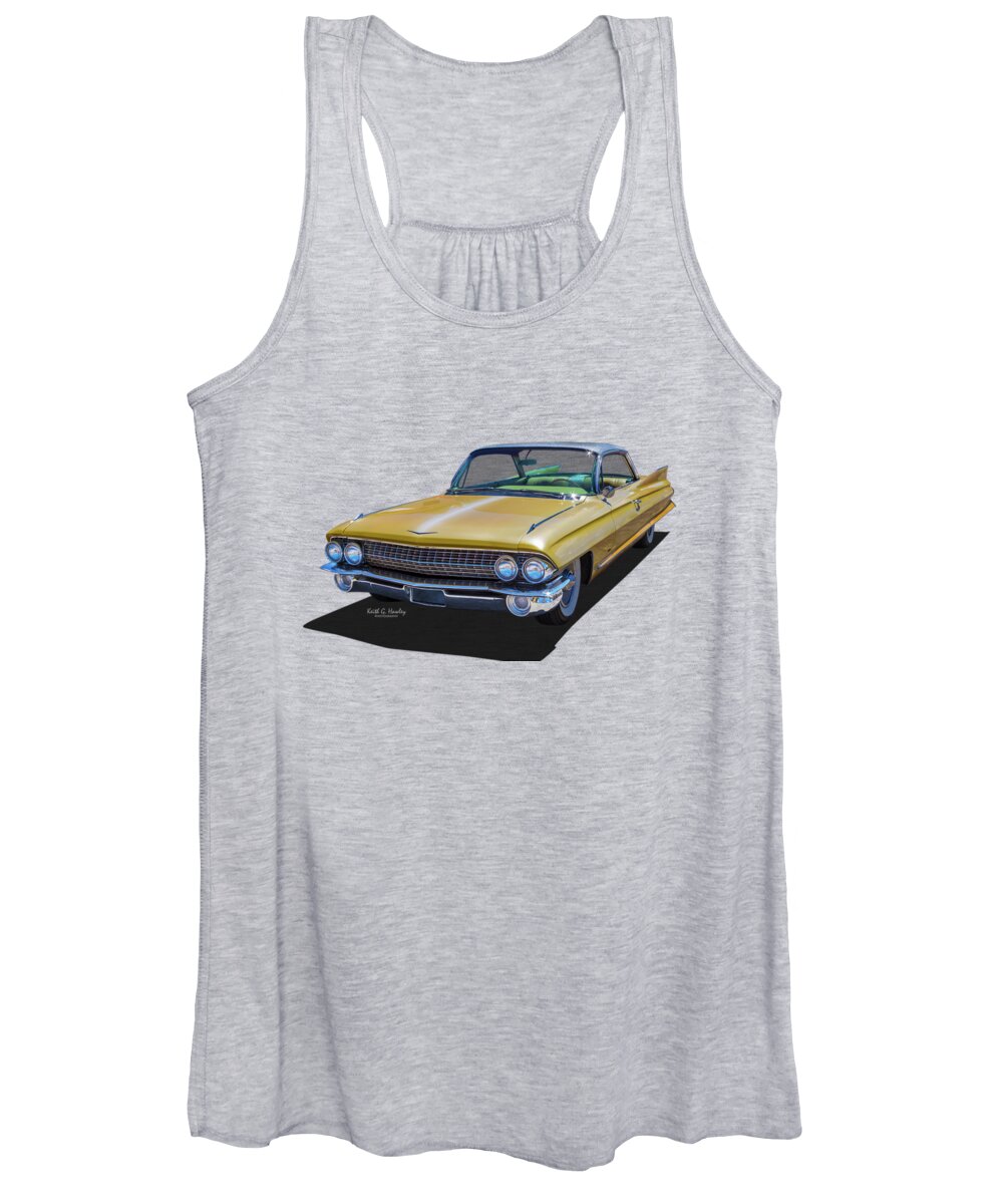 Car Women's Tank Top featuring the photograph 61 Caddy by Keith Hawley