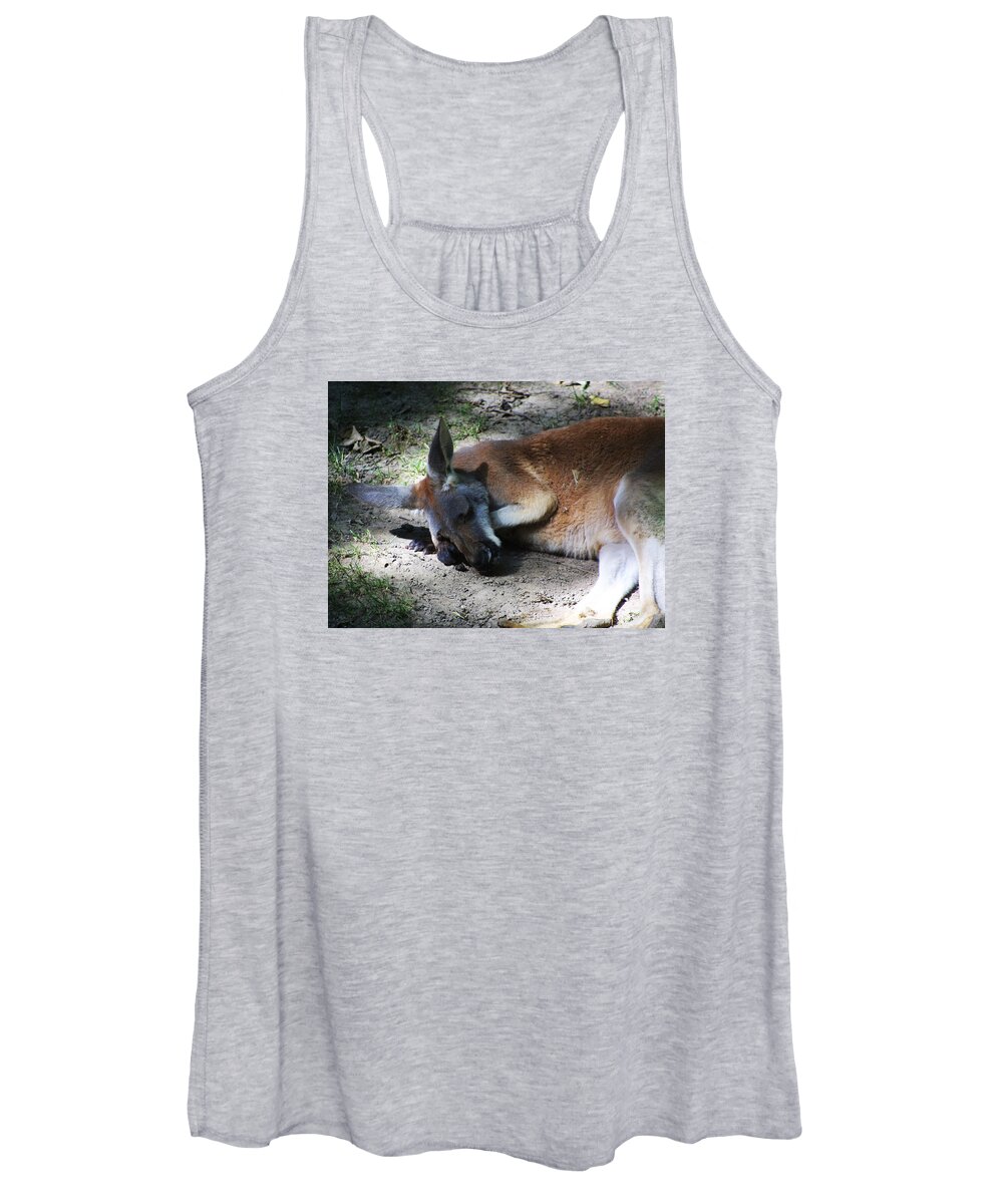 Zoo Women's Tank Top featuring the photograph Zoo Scapes #7 by Jean Wolfrum