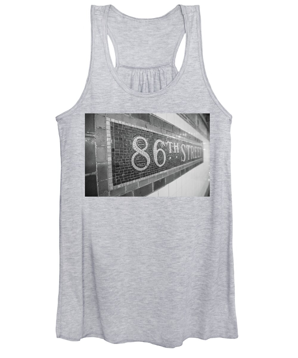 86th Street Women's Tank Top featuring the photograph 86th Street Subway by John McGraw