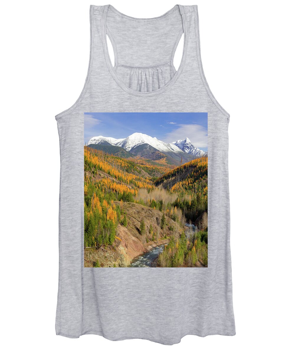 River Women's Tank Top featuring the photograph A River Runs Through It by Jack Bell