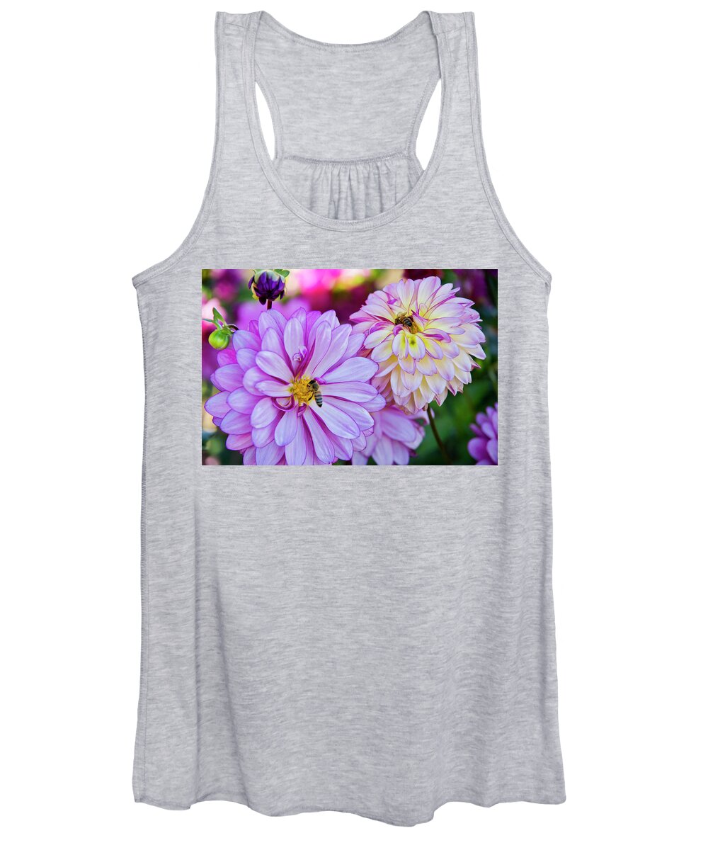 Photography Women's Tank Top featuring the photograph All A Buzz by Steven Clark