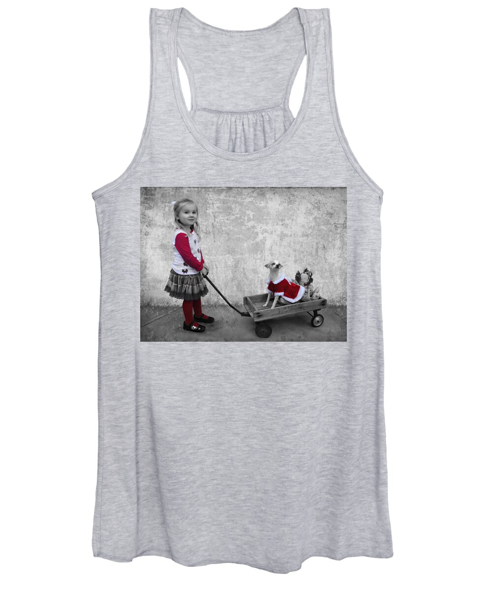  Women's Tank Top featuring the photograph Along For the Ride by Jean Hildebrant