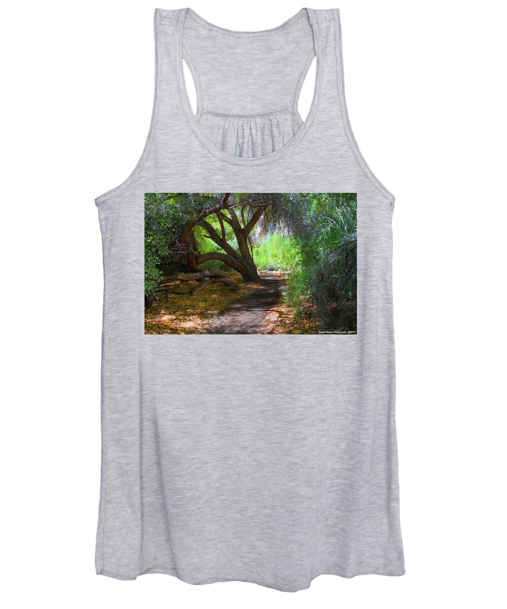 Path Women's Tank Top featuring the photograph Along The Path by Joseph Noonan