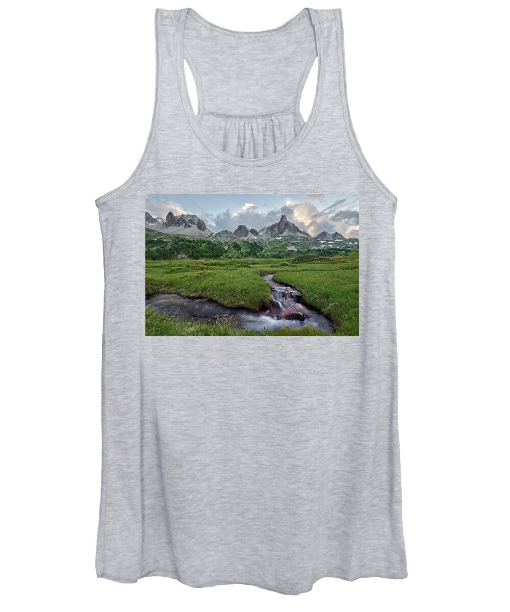 Hautes-alpes Women's Tank Top featuring the photograph Alps in the Afternoon by Jon Glaser