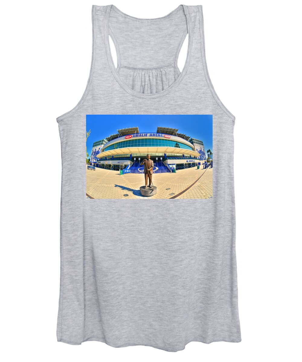 Amalie Arena Women's Tank Top featuring the photograph Amalie Arena by Lisa Wooten