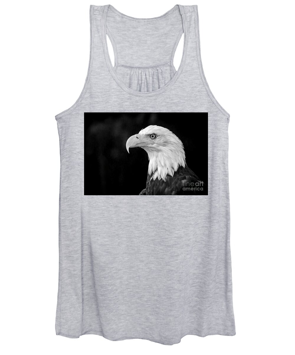 Birds Women's Tank Top featuring the photograph American Bald Eagle by Sal Ahmed