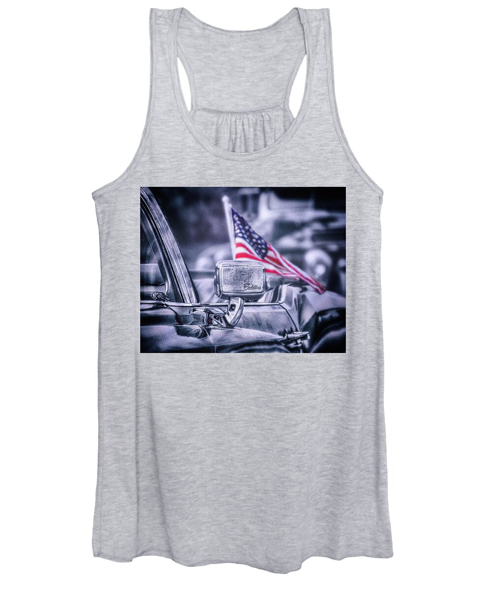 Cadillac Women's Tank Top featuring the photograph American friday by Jaroslav Buna