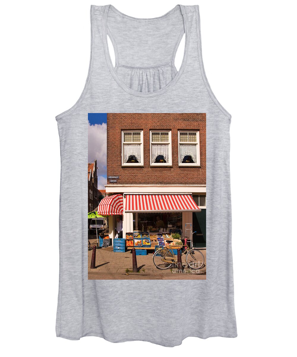 Travel Women's Tank Top featuring the photograph Amsterdam by Louise Heusinkveld