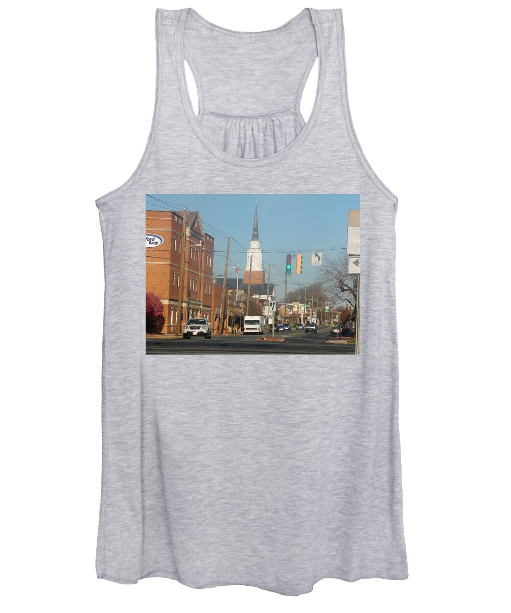 Aberdeen Women's Tank Top featuring the photograph An Aberdeen Afternoon by Antonio Moore