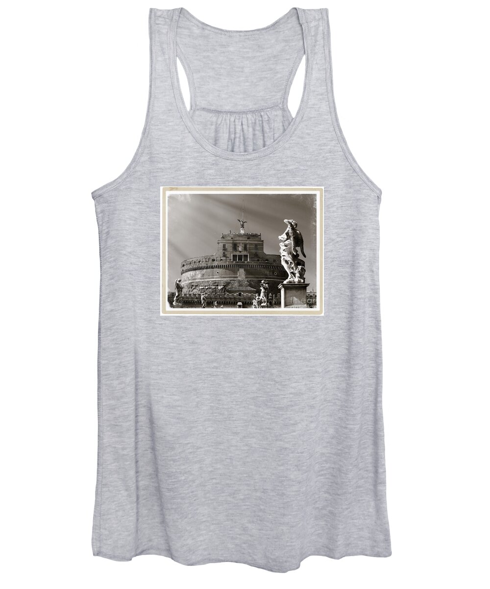 Angels Women's Tank Top featuring the photograph Angels in Rome by Stefano Senise