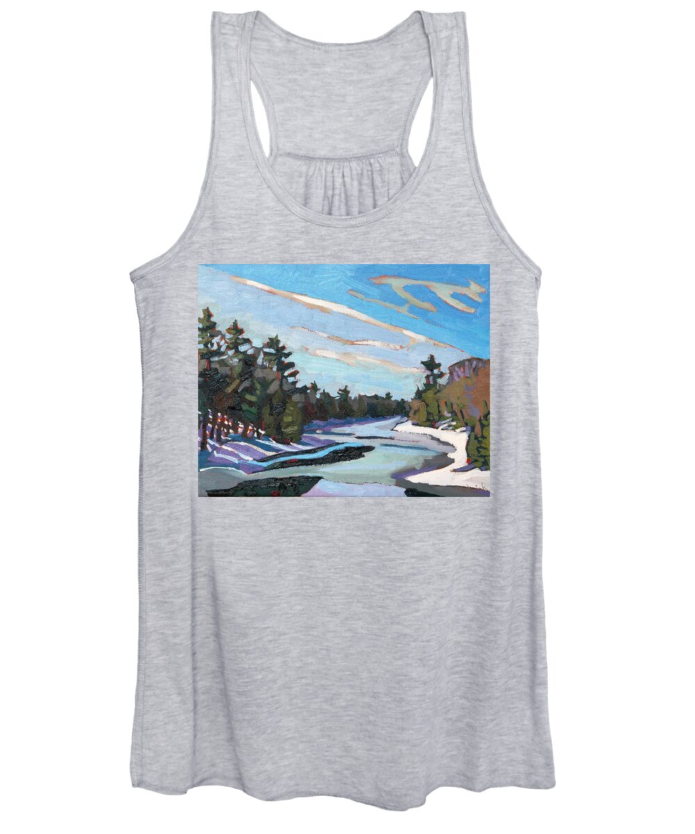 Ice Women's Tank Top featuring the painting Another DZ by Phil Chadwick