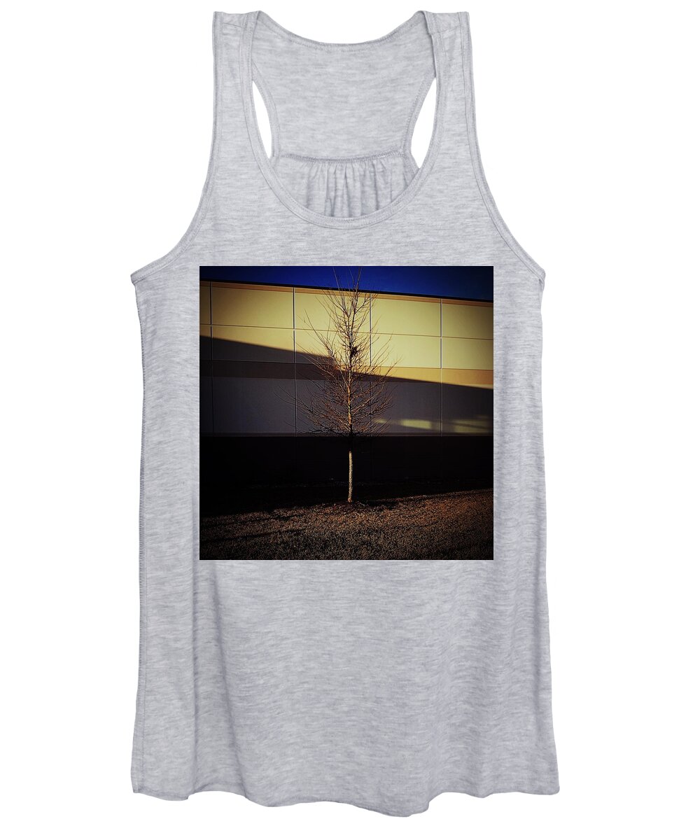 Minimalism Women's Tank Top featuring the photograph Art of Light by Frank J Casella