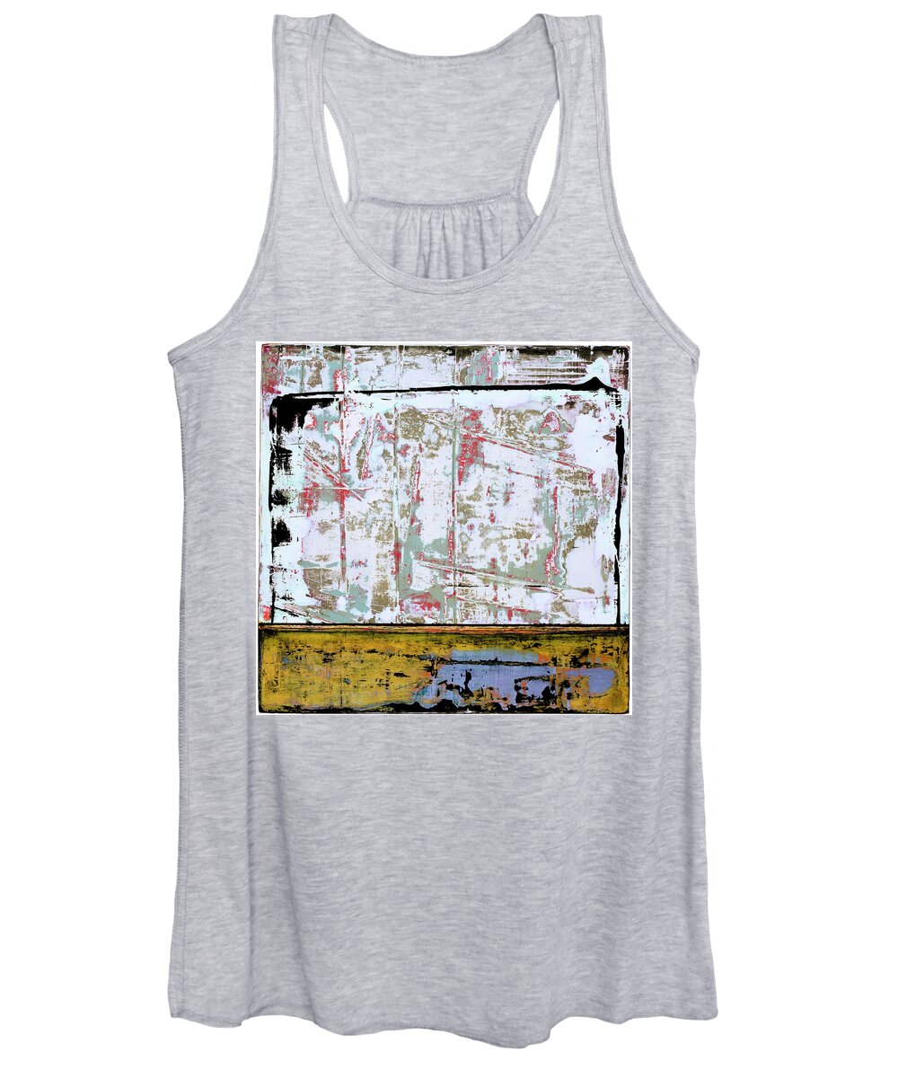 Fine Art Prints Women's Tank Top featuring the painting Art Print Square 9 by Harry Gruenert