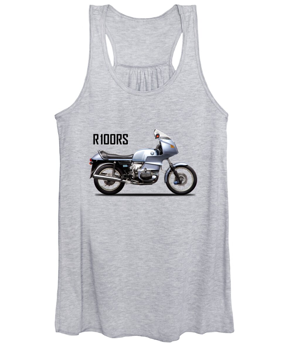 Bmw Women's Tank Top featuring the photograph The R100RS Motorcycle 1977 by Mark Rogan