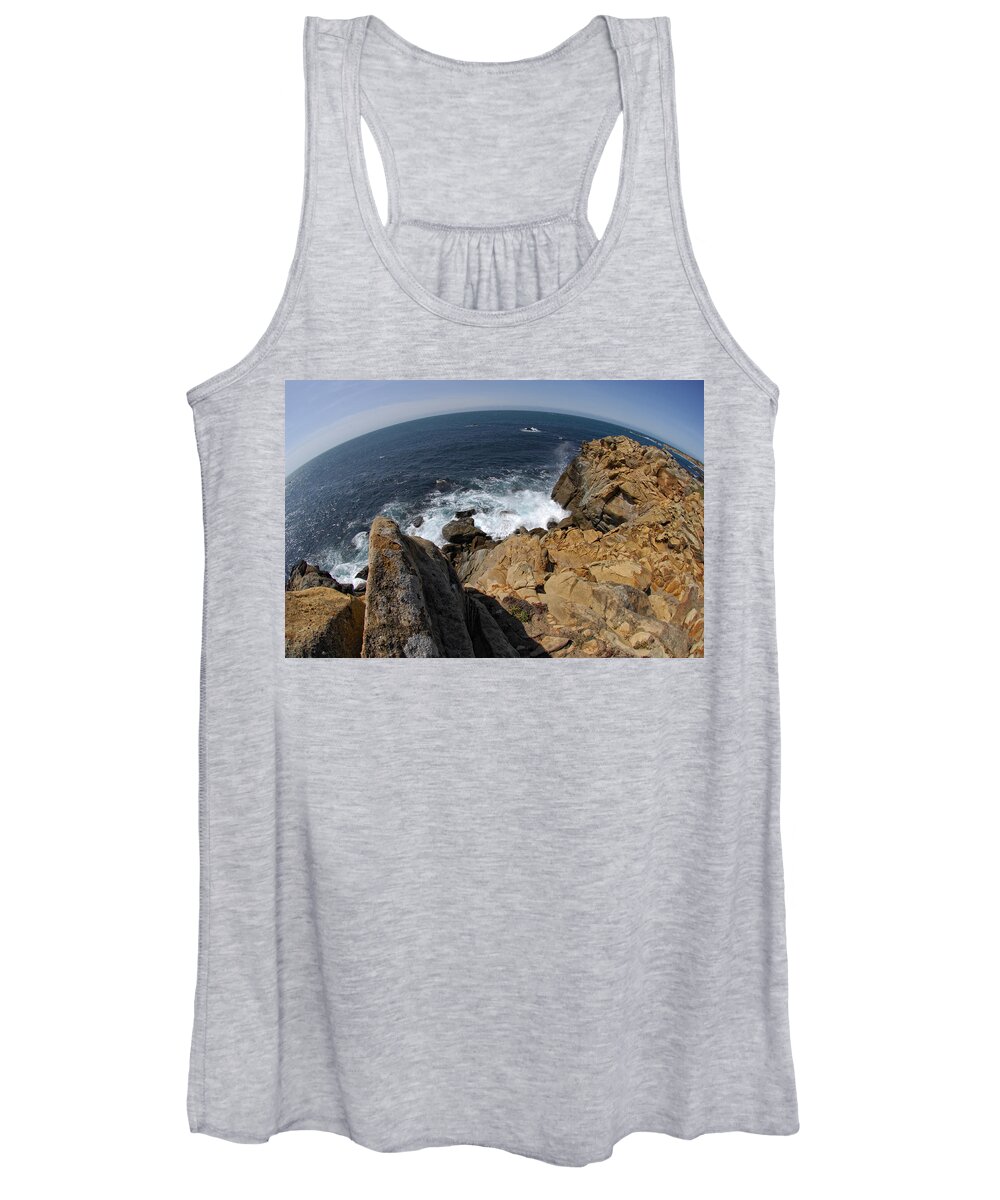 Ocean Women's Tank Top featuring the photograph As The World Turns by Donna Blackhall