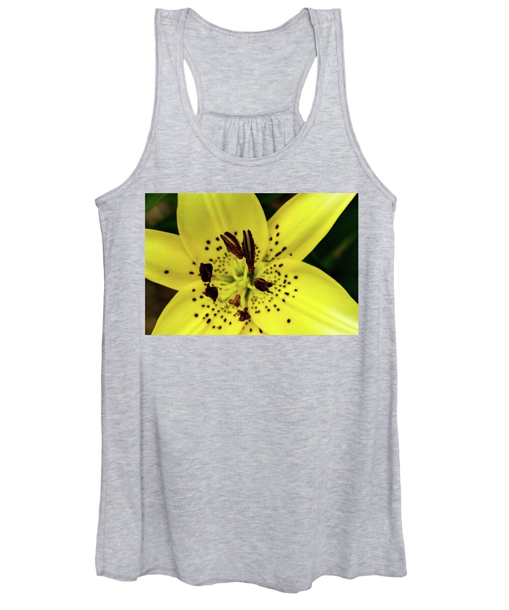 Jay Stockhaus Women's Tank Top featuring the photograph Asiatic Lily by Jay Stockhaus