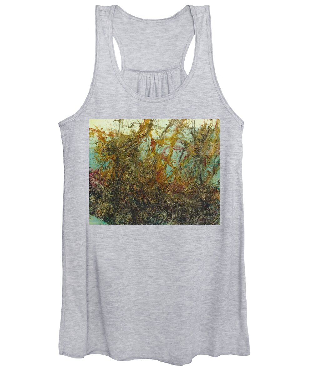 Autumn Women's Tank Top featuring the painting Autumn 2 by David Ladmore