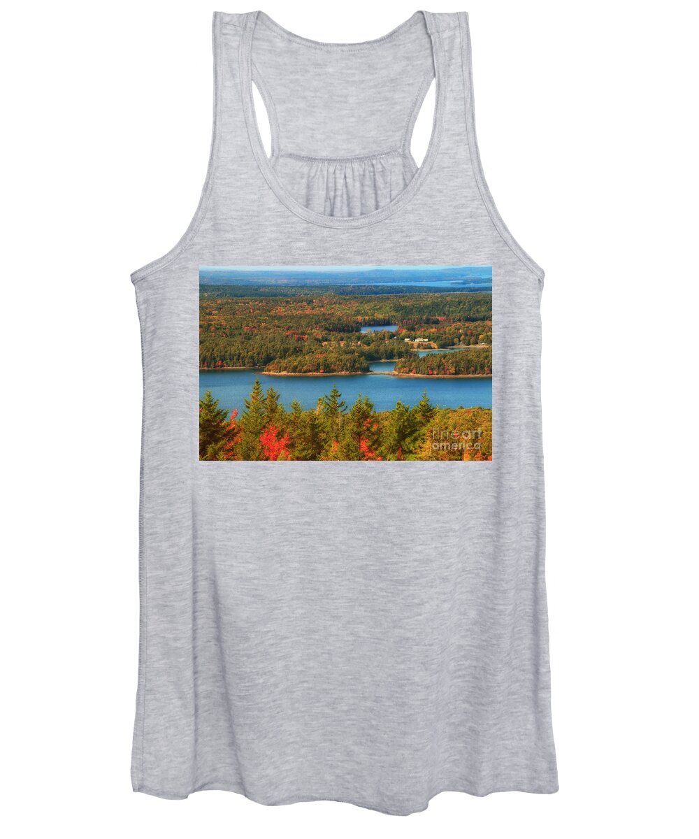 Autumn Women's Tank Top featuring the photograph Autumn in Acadia by Elizabeth Dow