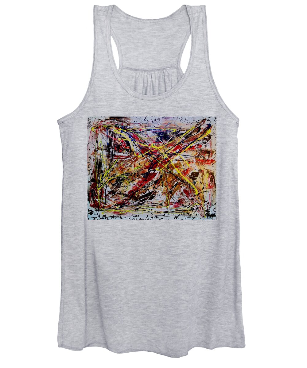  Women's Tank Top featuring the painting Awareness by Rebecca Flores
