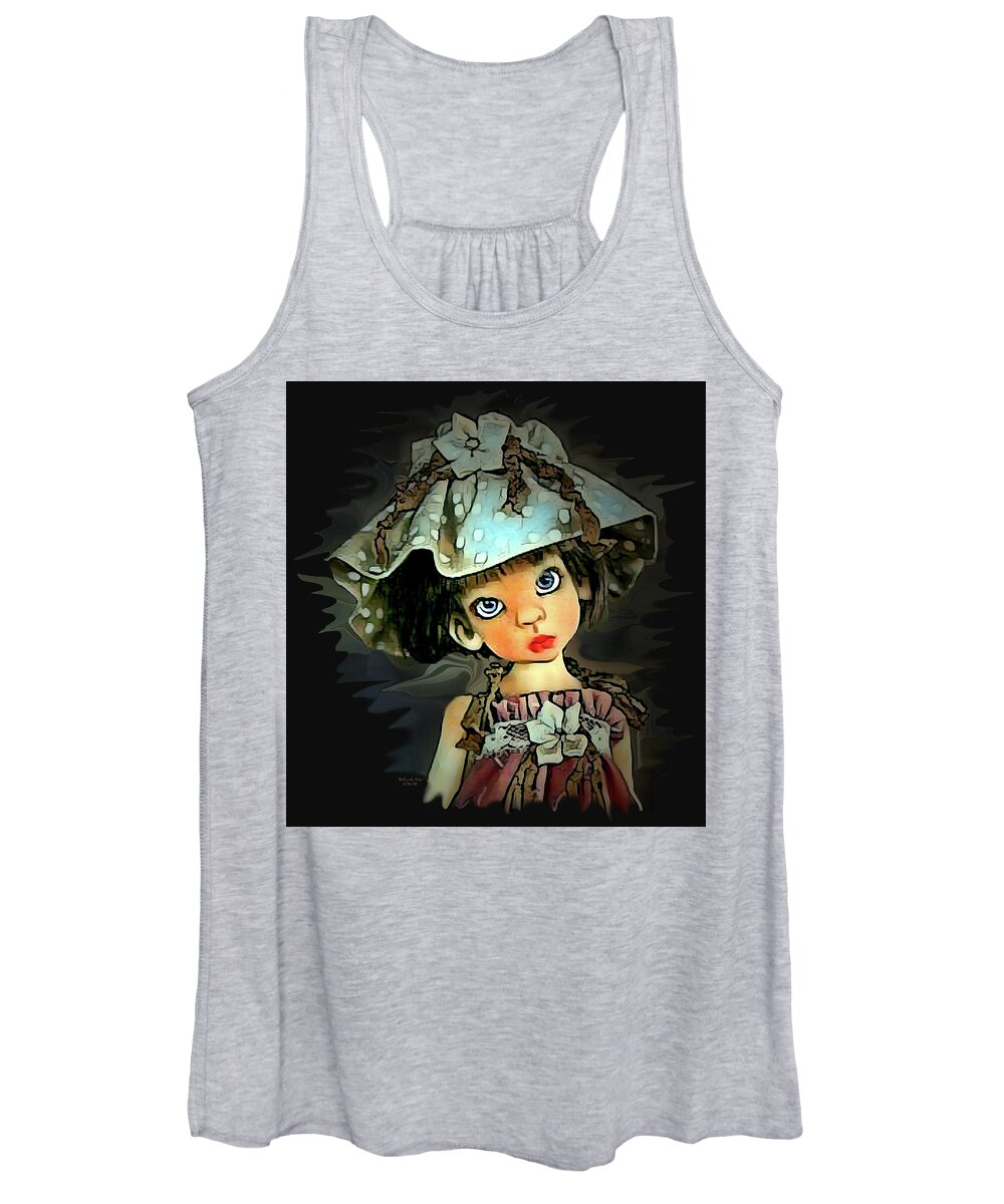 Digital Art Women's Tank Top featuring the digital art Baby Doll Collection by Artful Oasis