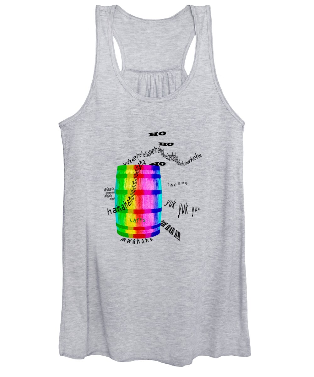 Laugh Women's Tank Top featuring the photograph Barrel of Laughs by Mitch Spence