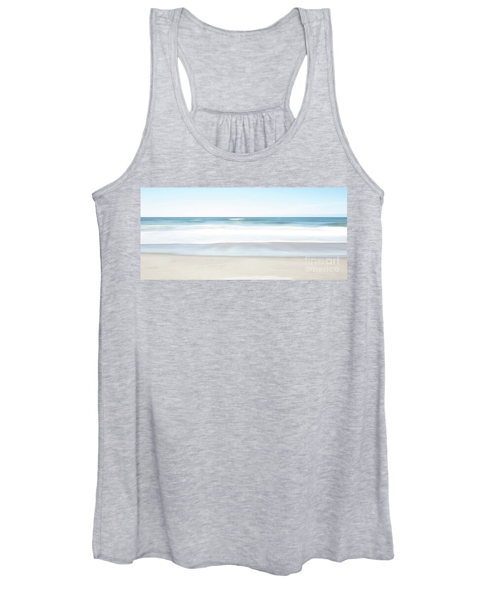 Beach Women's Tank Top featuring the photograph Beach Abstract by Michael James